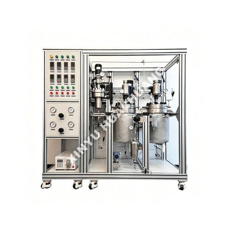 Experimentele eenheid voor hogedrukhydrogenering in een autoclaaf